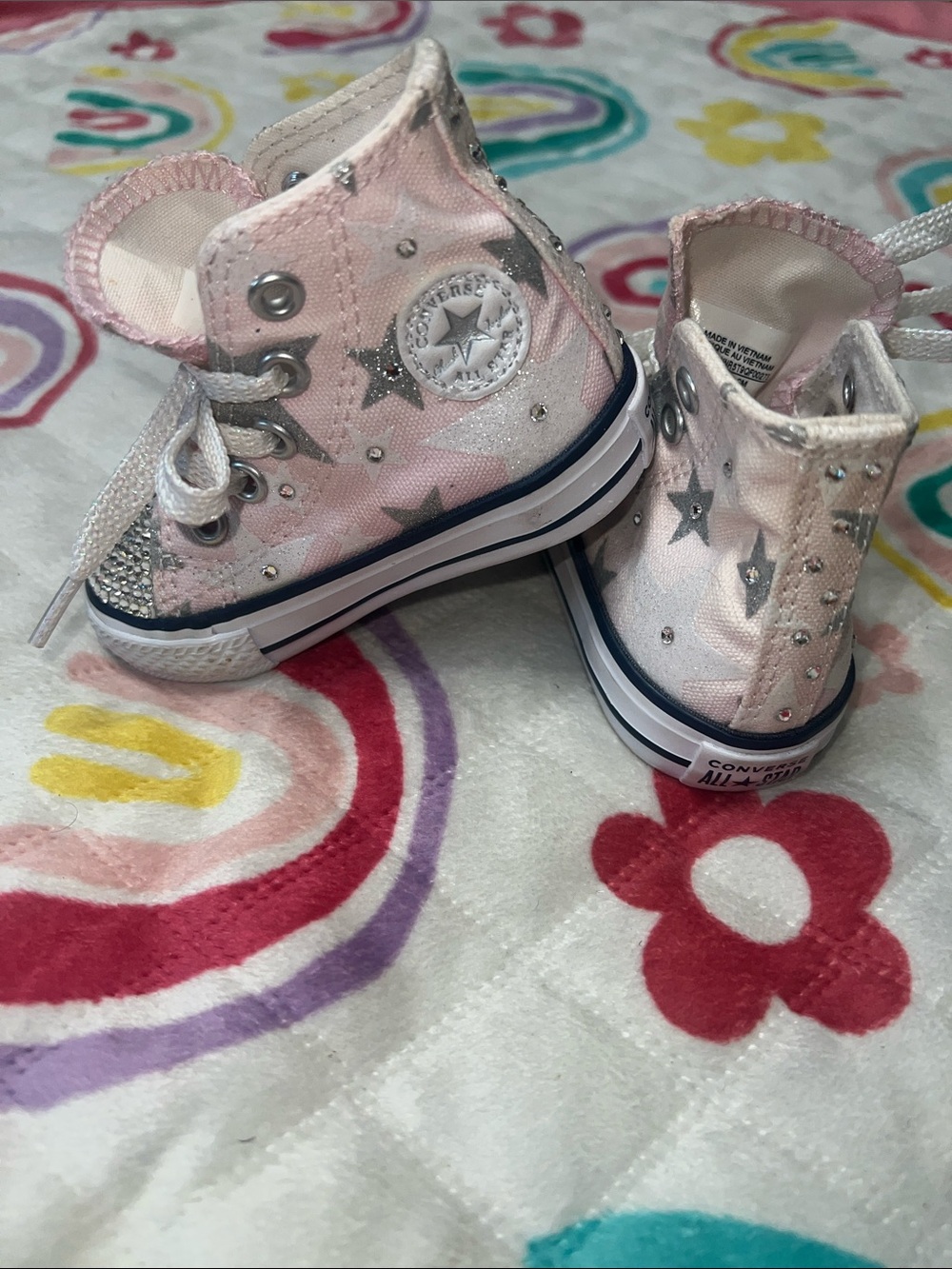 Converse Kids' Pink Star High-Top Sneakers